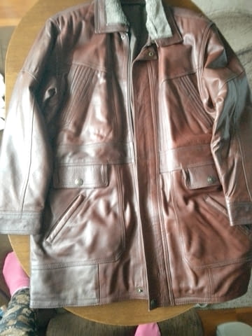 Мъжка полушубка Есен/Зима, Спортни Дрехи, Кафяв - град Варна | Мъжки Дрехи - снимка 5