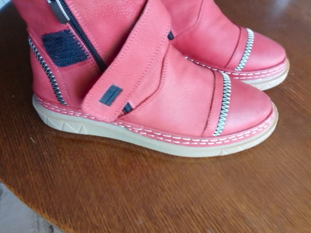 Дамски кожени боти Есен/Зима, Спортен, Естествена кожа - град Варна | Дамски Обувки - снимка 2