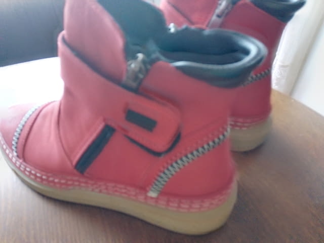 Дамски кожени боти Есен/Зима, Спортен, Естествена кожа - град Варна | Дамски Обувки - снимка 3