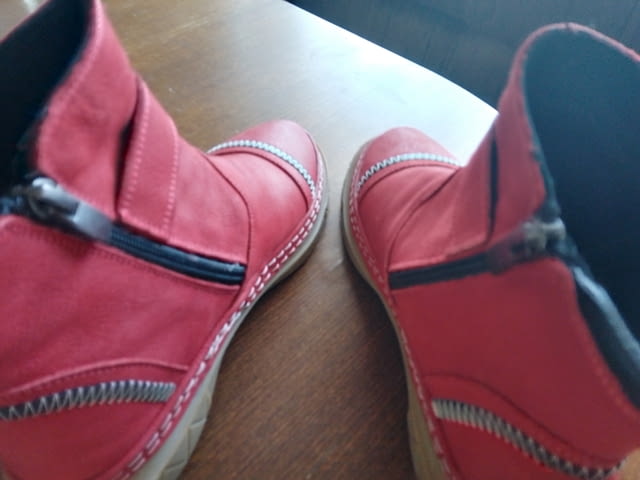 Дамски кожени боти Есен/Зима, Спортен, Естествена кожа - град Варна | Дамски Обувки - снимка 4