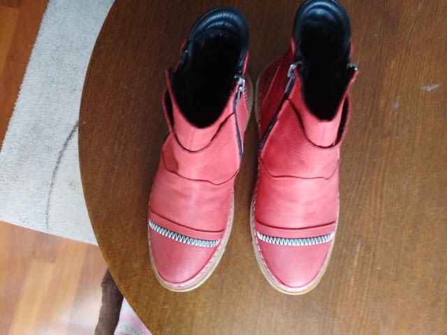 Дамски кожени боти Есен/Зима, Спортен, Естествена кожа - град Варна | Дамски Обувки - снимка 6