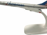 Конкорд самолет модел макет метален American полет небе класа Concorde