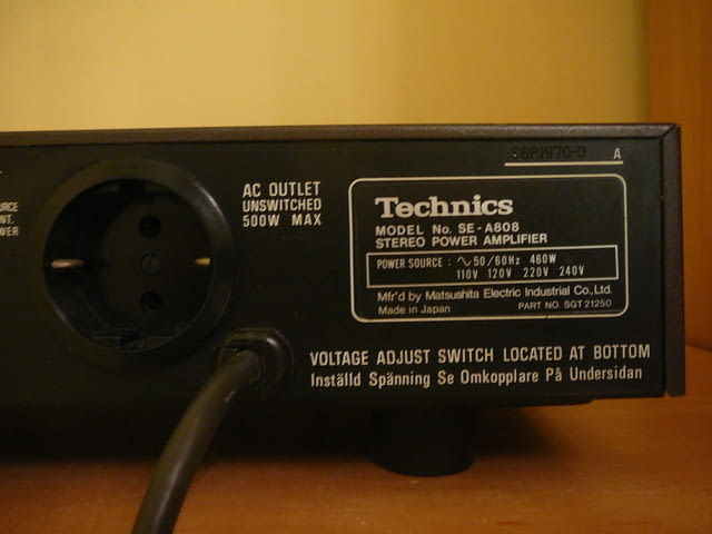 Technics se-a808 - град Пазарджик | Ресийвъри / Усилватели - снимка 7