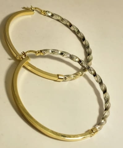 Златни обеци-5.81 гр. - град Горна Оряховица | Обеци - снимка 1