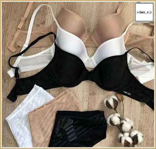 SIeLEI 75-95 B, 75-90 C, 75-85 D черен, телесен, бял сутиен втора кожа Сиелеи 2506 сутиени лята чашка - снимка 4