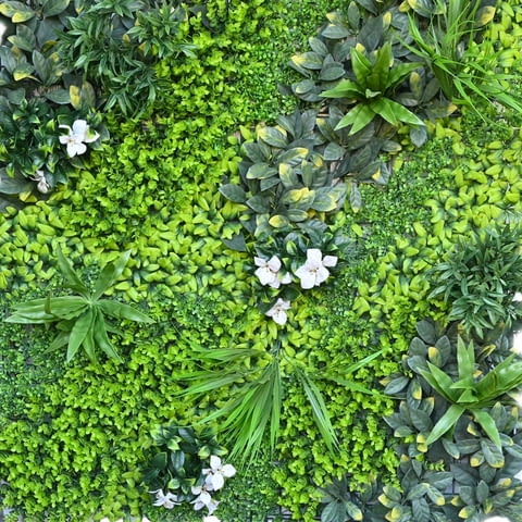 Изкуствена трева за стена, декорация L033, панел 1мх1м, city of Dupnitsa | Decoupage