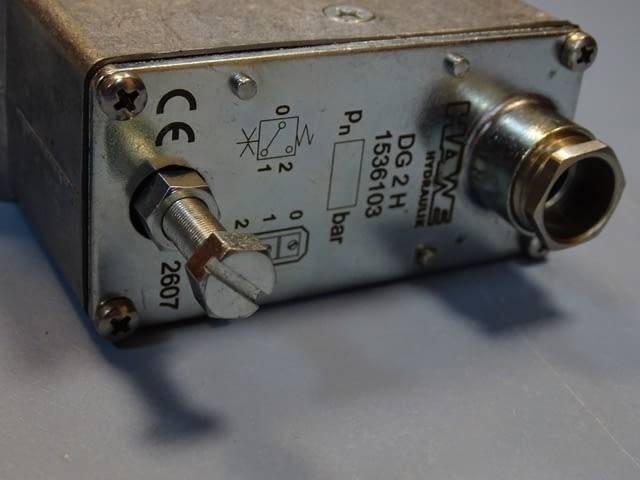 Пресостат хидравличен HAWE DG2H hydraulic pressure switch 40-160 Bar - снимка 5