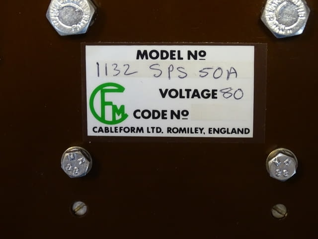 Контактор CABLEFORM Model 1132 SPS 50A contactor 80 vоlts, city of Plovdiv - снимка 6