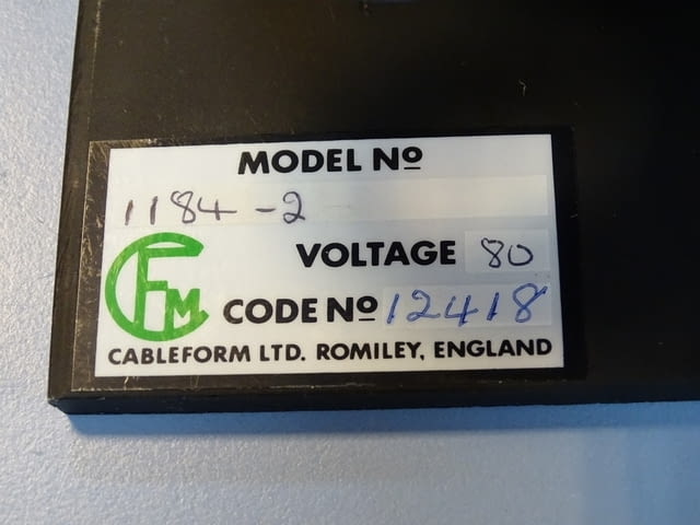 Контакторен модул CABLEFORM Model 1184-2 contactors 80VDC 50A series1100 - снимка 4