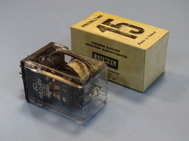 Реле електромагнитнo RELPOL R15 48VDC 3PDT - 3NO+3NC Lumel relay - снимка 11