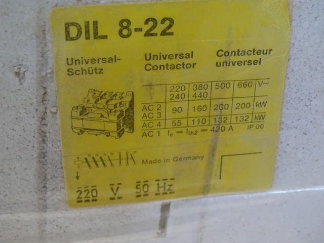 Контактор Klockner-Moeller DIL 8-22 universal contactor 300A 220V - снимка 11