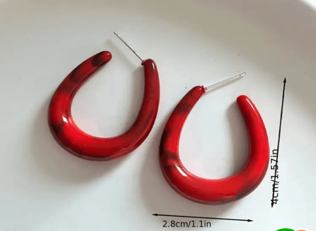 Обици Ретро Мерилин - град Монтана | Обеци - снимка 1