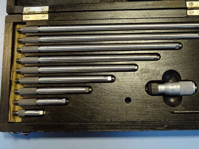 Вътромер микрометричен SUHL DDR 50-300mm internal measorement micrometer - снимка 3