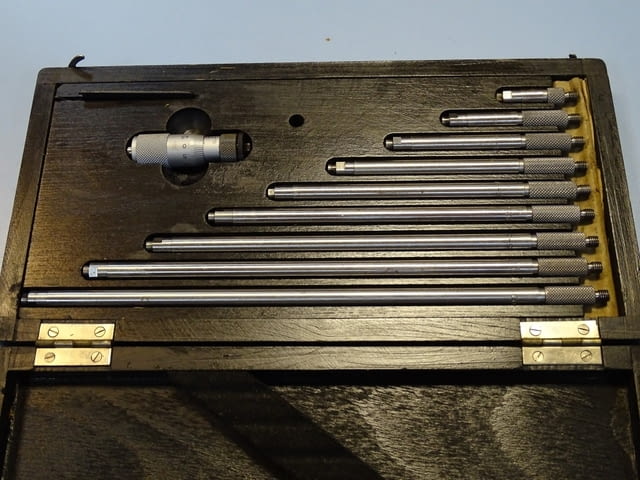 Вътромер микрометричен SUHL DDR 50-300mm internal measorement micrometer - снимка 10