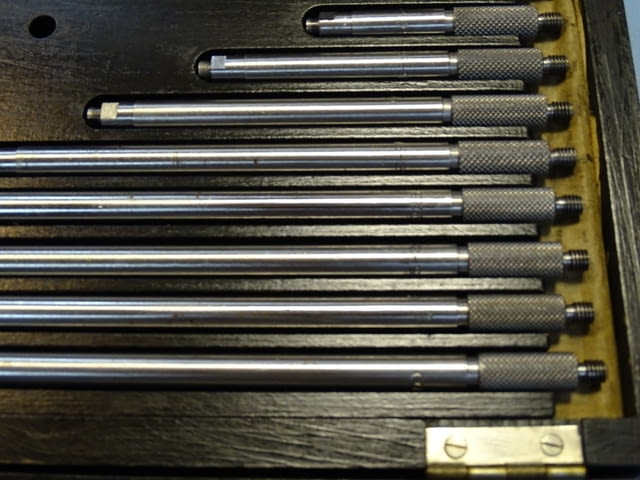 Вътромер микрометричен SUHL DDR 50-300mm internal measorement micrometer - снимка 11