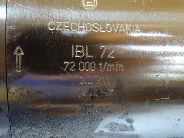 Мотор шпиндел TOS IBL 72 motor spindle 3.2kW Č19634, град Пловдив | Промишлено Оборудване - снимка 2