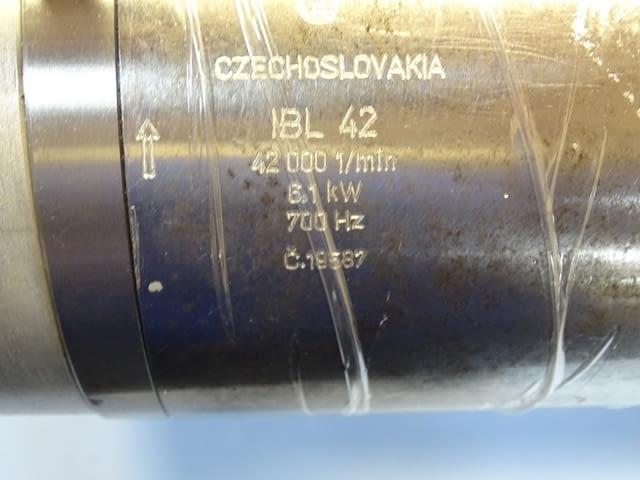Мотор шпиндел TOS IBL 42 motor spindle 6.1kW Č19587, град Пловдив | Промишлено Оборудване - снимка 2