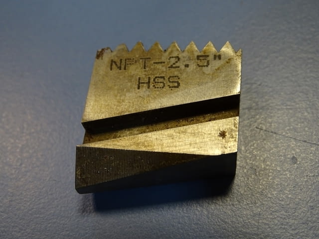Нож резбонарезен NPT-2.5" HSS комплект за резбонарезна глава, град Пловдив - снимка 2