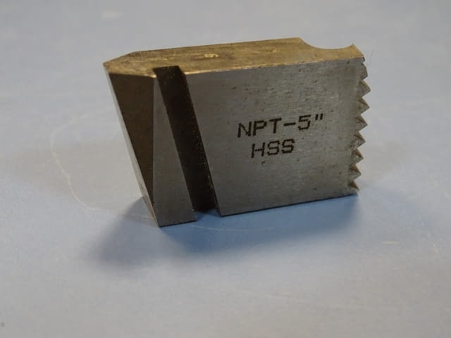 Нож резбонарезен NPT-5" HSS комплект за резбонарезна глава, град Пловдив | Инструменти - снимка 2