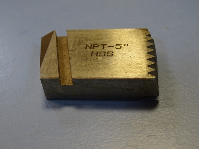 Нож резбонарезен NPT-5" HSS комплект за резбонарезна глава, град Пловдив | Инструменти - снимка 3