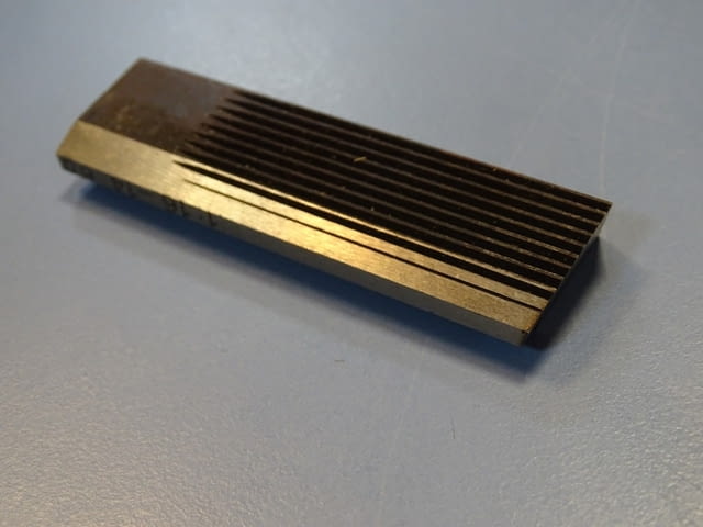 Нож резбонарезен 1:16-14 6g HSS комплект за резбонарезна глава - снимка 4