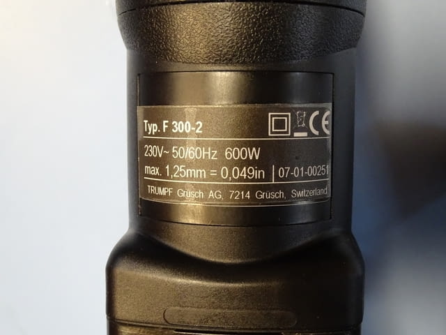 Инструмент за затваряне на фалц TRUMPF F300-2 TruTool seam locker 220V/50Hz - снимка 3