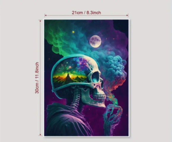 Декорация Череп - град Монтана | Картини - снимка 1