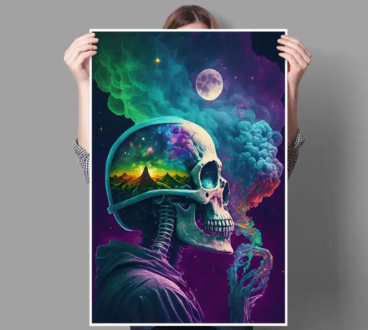 Декорация Череп - град Монтана | Картини - снимка 2