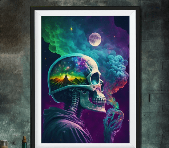 Декорация Череп - град Монтана | Картини - снимка 3