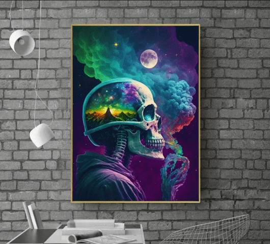 Декорация Череп - град Монтана | Картини - снимка 4