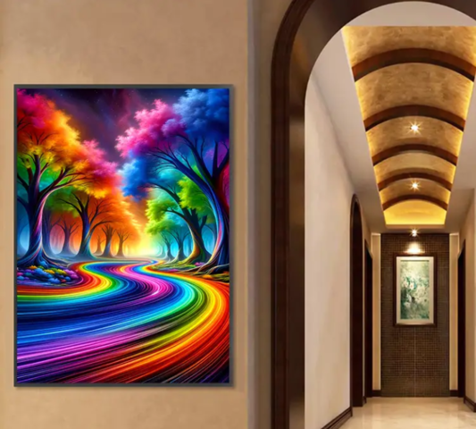 Декорация Рейнбоу Роуд - град Монтана | Картини - снимка 6