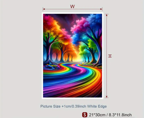 Декорация Рейнбоу Роуд - град Монтана | Картини - снимка 7