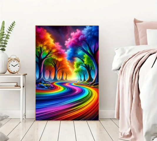 Декорация Рейнбоу Роуд - град Монтана | Картини - снимка 8