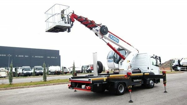 Наем на вишка телескопична 28 м - град София | Промишлено Оборудване