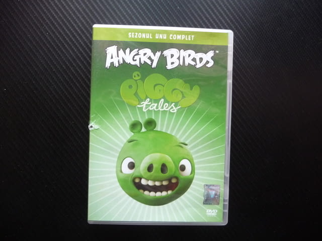 Angry Birds Piggy tales DVD филм прасенца приключения забавен игра - снимка 1