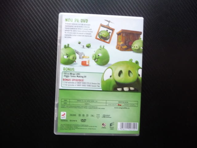 Angry Birds Piggy tales DVD филм прасенца приключения забавен игра - снимка 3