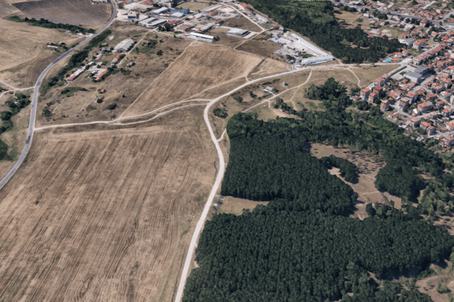 ТЕРЕН в местност Халилово гр. Хасково 1000 м2, За пром.строителство, Земеделска земя - град Хасково | Парцели / Земя - снимка 1