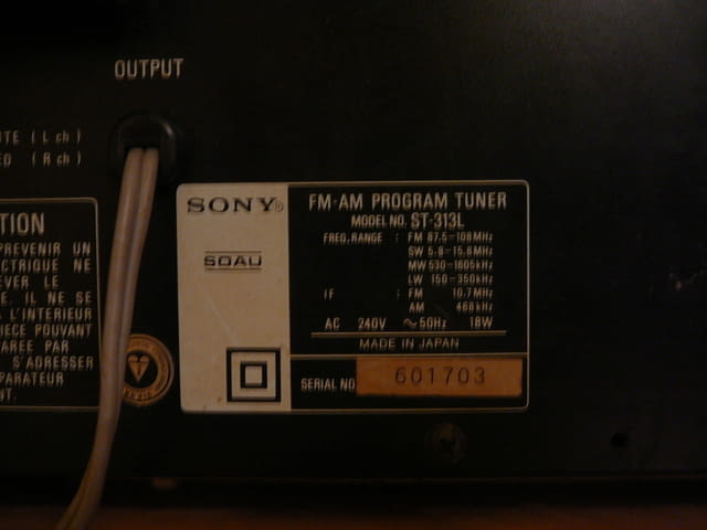 Sony st-313l - град Пазарджик | Ресийвъри / Усилватели - снимка 7