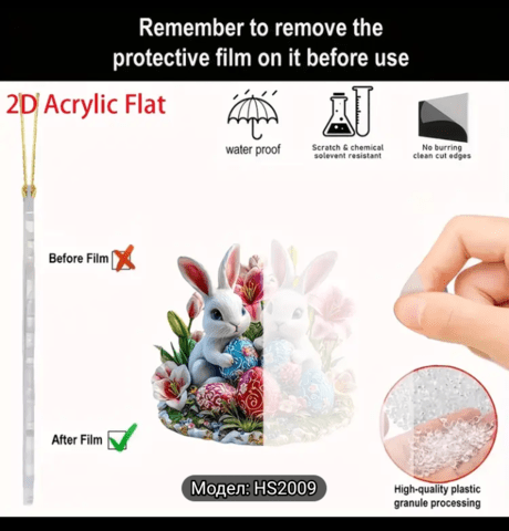 Бели зайчета с великденски яйца - city of Montana | Icons - снимка 5