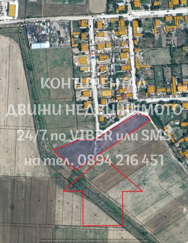 Код 62464. Поземлен имот 5дка с лице на асфалтова улица, в съседство с нов застроен микроквартал - п - снимка 1