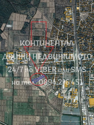 Код 62464. Поземлен имот 5дка с лице на асфалтова улица, в съседство с нов застроен микроквартал - п - снимка 2