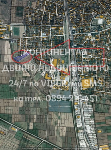 Код 62464. Поземлен имот 5дка с лице на асфалтова улица, в съседство с нов застроен микроквартал - п - снимка 3