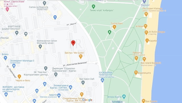 Първа линия за нощувки, двустаен апартамент + отделна кухня ”Плаж 2”, ж.к. Лазур, Бургас, под наем - снимка 10