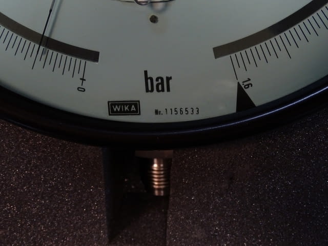 Образцов манометър WIKA 341.11.250 (0-1.6)Bar precision test pressure gauge - снимка 4