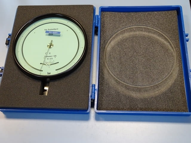 Образцов манометър WIKA 341.11.250 (0-10)Bar precision test pressure gauge - снимка 1