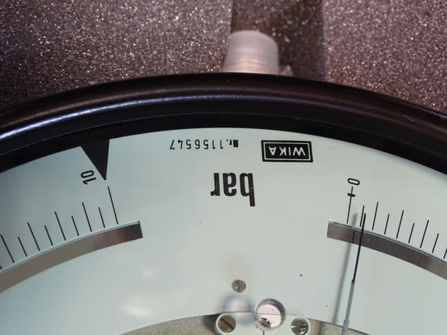 Образцов манометър WIKA 341.11.250 (0-10)Bar precision test pressure gauge - снимка 5