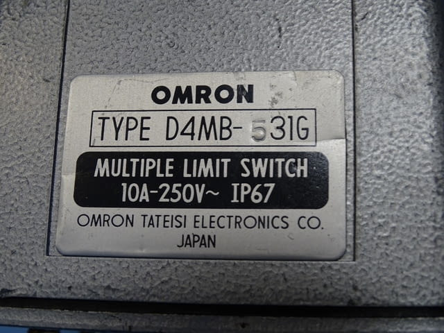 Позиционен изключвател Omron D4MB-531G multiple 6-position limit switch - снимка 4