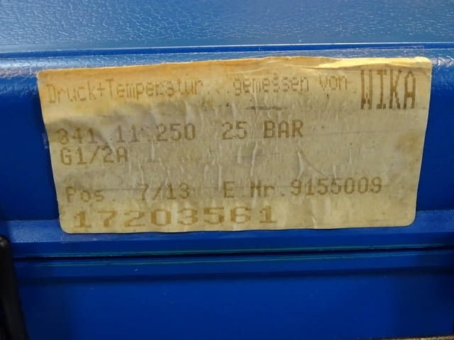 Образцов манометър WIKA 341.11.250 (0-25)Bar precision test pressure gauge - снимка 6