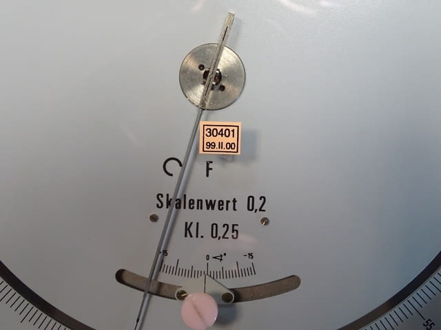 Образцов манометър WIKA 341.11.250 (0-60)Bar precision test pressure gauge - снимка 5