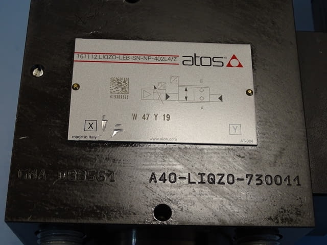 Хидравличен пропорционален клапан ATOS 161112 LIQZO-LEB-SN-NP-402L4/Z - снимка 7